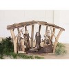 Driftwood Nativity 11"H, Brown Natural Holiday Folk Art Display By Kalalou - 3 of 3