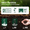 ZOMISIA Compostable Dog Poop Bags - Unscented Dog Waste Bags with Holder, Extra Thick 100% Leakproof, BPI Certified Poop Rolls - 4 of 4