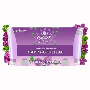 Glade Candles - Happy-Go-Lilac - 6.8oz/2ct