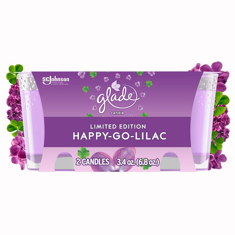 Glade Candles - Happy-Go-Lilac - 6.8oz/2ct, 1 of 17