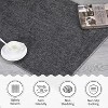 Washable Bathroom Rug,Ultra-Thin Non-Slip Modern Solid Carpet for Entrance, Kitchen & Bathroom - 4 of 4