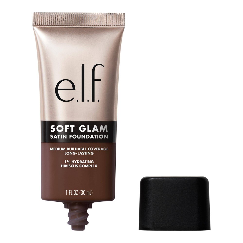 Photos - Foundation & Concealer ELF e.l.f. Soft Glam Satin Foundation - 60 Rich Cool - 1 fl oz 