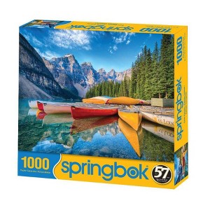 Springbok Calm Canoes Jigsaw Puzzle - 1000pc - 1 of 4