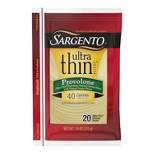 Sargento Ultra Thin Natural Provolone Cheese Slices  - 7.6oz/20 slices