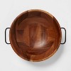 123oz Wood Serving Bowl Black - Threshold™ - 3 of 3