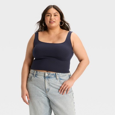 Women's ButterBliss Square Neck Tank Top - Wild Fable™