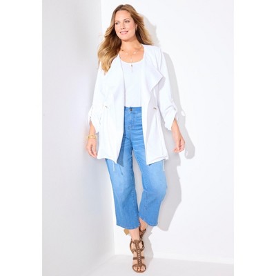 Catherines Ponte Utility Jacket