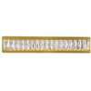 Elegant Lighting Monroe Integrated LED chip light gold Wall Sconce Clear Royal Cut Crystal - 2 of 4