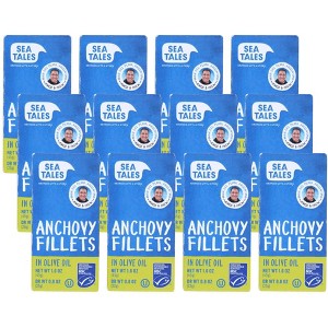 Sea Tales Anchovy Fillets in Olive Oil - Case of 12/1.6 oz - 1 of 4