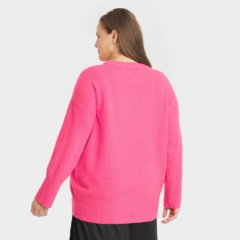 Women's Crewneck Tunic Pullover Sweater - A New Day™, 2 of 10