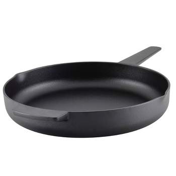 KitchenAid Cast Iron 12" Open Frying Pan Pre-Seasoned