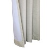 Thermaplus Ventura Blackout UV Protection Grommet Curtain Panel Pair for Windows Each 52" x 95" Natural - 4 of 4