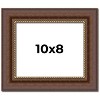 PosterPalooza | Photo Size Traditional Brown Picture Frame - UV Acrylic, Foam Board Backing, Hanging Hardware - 2 of 4