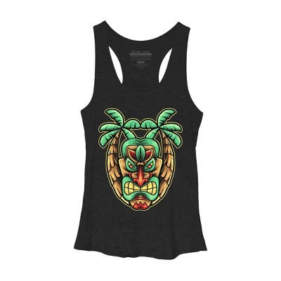 Women's Design By Humans summer with tiki By donipacoceng Racerback Tank Top
