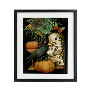 Stupell Industries Dark Academia Motif Framed Print Under Glass - 1 of 4