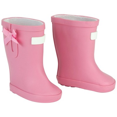 Sophia's - 18" Doll - Molded Rain Wellie - Light Pink