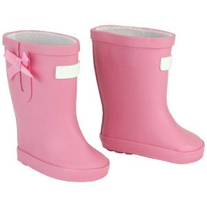 Sophia's - 18" Doll - Molded Rain Wellie - Light Pink - 1 of 1