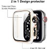 Worryfree Gadgets Bumper Case with Screen Protector for Apple Watch 38mm, White/Silver - 2 of 4