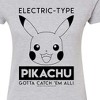 Women's - Pokémon - Electric Type Fitted Graphic T-Shirt - 2 of 3