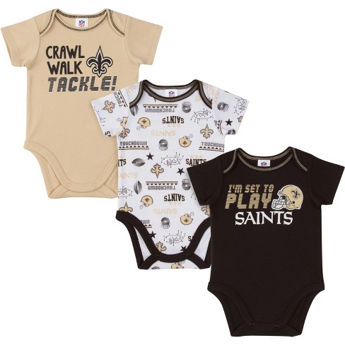 NFL baby-girls 3 Pack Short Sleeve Bodysuit