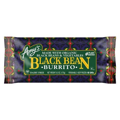 Amy's Black Bean & Vegetables Frozen Burrito - 6oz