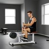 Soozier Adjustable Steel Seated Calf Raise Exercise Strength Training Gym Equipment, Brown - 2 of 4