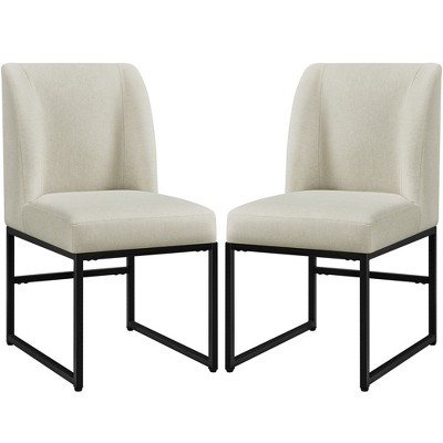 Yaheetech Set Of 2 Modern Dining Chairs Upholstered Armless Chair   GUEST 7b74673e A396 4a18 9bc2 E96f8520cca3