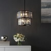 Crissa Chandelier - Black/White - Safavieh. - image 4 of 4