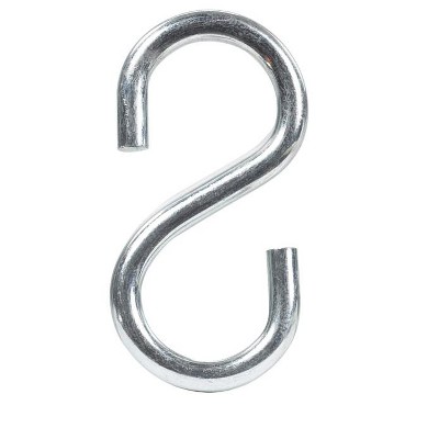 Hampton Small Zinc-Plated Silver Steel 1 in. L S-Hook 20 lb 1 pk (Case of 20)