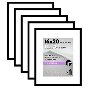 Americanflat Picture Frame with plexiglass - Hanging Hardware For Horizontal and Vertical Display - 1 of 4