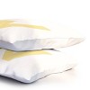 Deny Designs Standard April Lane Art Block Yellow Monogram W Microfiber Printed Pillow Sham - 3 of 3