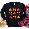 Simply Sage Market Women's Graphic Sweatshirt Coquette Fall Leaf Chart - 3 of 4
