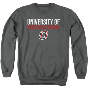 University of Nebraska at Omaha Official Stacked Adult Crewneck Sweatshirt - 1 of 4