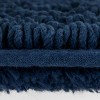 SEVOBAL Bath Rugs and Mats Non-Slip Bath Mat, Soft Cozy Shaggy Thick Bath Rugs for Bathroom, Plush Rugs for Bathtubs, Blue, 60"*24"*0.75" - 4 of 4