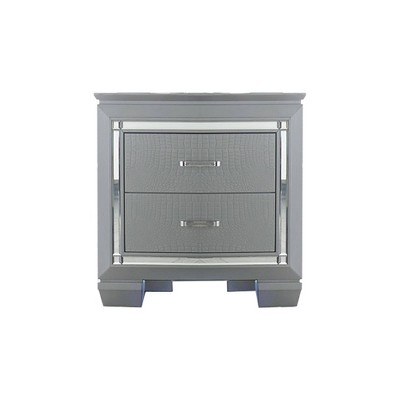 silver nightstand target