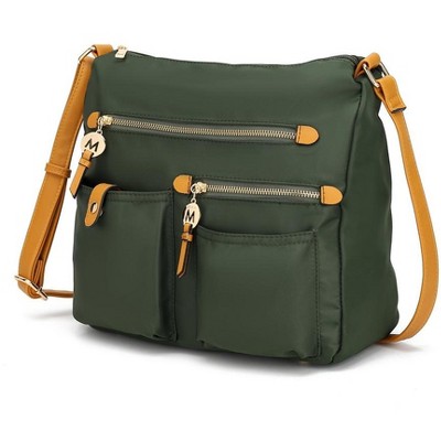 MKF Collection Serena Color-Block Nylon Women’s Shoulder Bag by Mia K