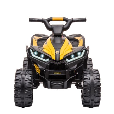 Kids Atv Ride-On Car - 4 Wheeler Electric Motorcycle, Remote, Forward/Reverse, Shock Absorber, Music Player, Usb, Ideal Toddler Gift
