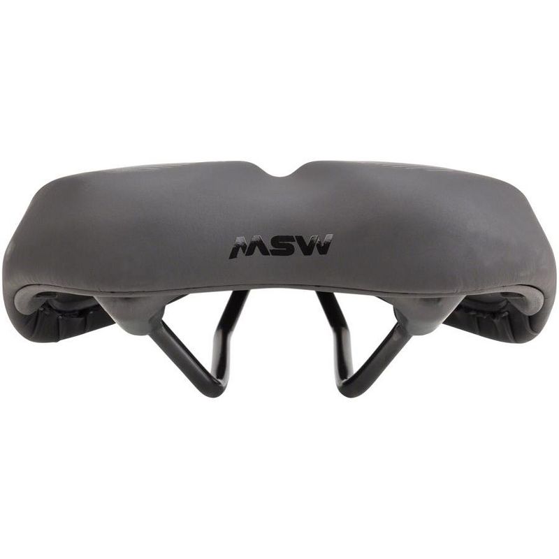 MSW SDL-192 Spin Fitness Saddle - Black Soft-Touch Cover High Density Foam, 5 of 7