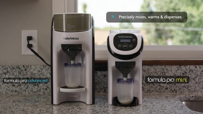  Baby Brezza La mini máquina mezcladora de fórmula para bebés de  Fórmula Pro se adapta a espacios pequeños y es portátil para viajes. Los  fabricantes de biberones son la botella perfecta