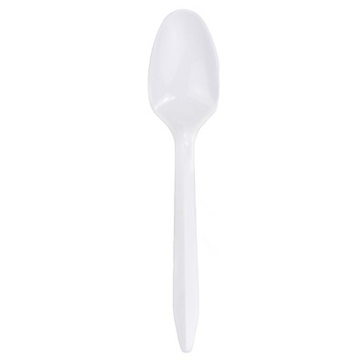 Highmark Plastic Utensils Medium Size Spoons White Box Of 1000 Spoons -  Office Depot