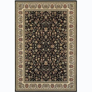 Oriental Weavers Kashan 108B1 Black/ Ivory Indoor Area Rug - 1'10" x 3' - 1 of 1