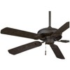 54" Minka Aire Rustic Indoor Outdoor Ceiling Fan Iron Brown Wet Rated for Patio Exterior House Home Porch Gazebo Garage Barn - 3 of 4