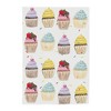2pk Cotton Designer Cupcakes Kitchen Towels - MU Kitchen: Tea & Dish Towels, Hand Towels, 100% Cotton, 30"x20" - 2 of 3