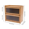 YIYIBYUS 2 Tiers Kitchen Storage Cabinet, Countertop Pantry Storage Cabinet - 4 of 4