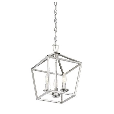 Transitional Townsend 3-Light Matte Black Foyer Pendant
