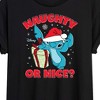 Women's - Lilo and Stitch - Naughty Or Nice Oversized Graphic T-Shirt - 2 of 4