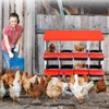 8-Hole Chicken Nesting Boxes with Lid & Legs - Durable Egg Laying Box for Chicken Coop, Keeps Eggs Safe & Clean, Easy Access Design - 2 of 4