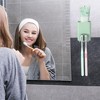 Unique Bargains Wall Mounted Bathroom Toothbrush Holder 2.45"x3.39" 1 Pc - 2 of 4