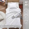 Double Sided Quilt Set, Lightweight White Coverlet with Sham, Twin/Twin XL 66x90 2 Piece - 3 of 4