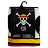 Great Eastern Entertainment Co. One Piece Straw Hat Pirates 22 x 17 Inch Skull Logo Blanket - 4 of 4